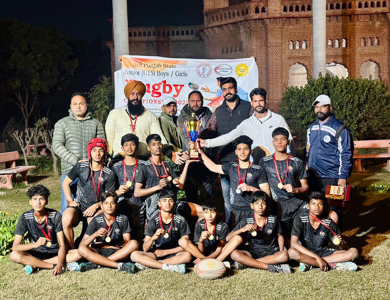 Kapurthala Cheetahs — Punjab State Junior U15 Rugby Champions